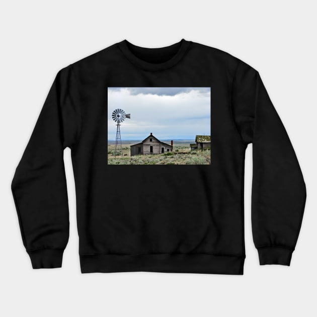 Abandoned Homestead Crewneck Sweatshirt by Lines